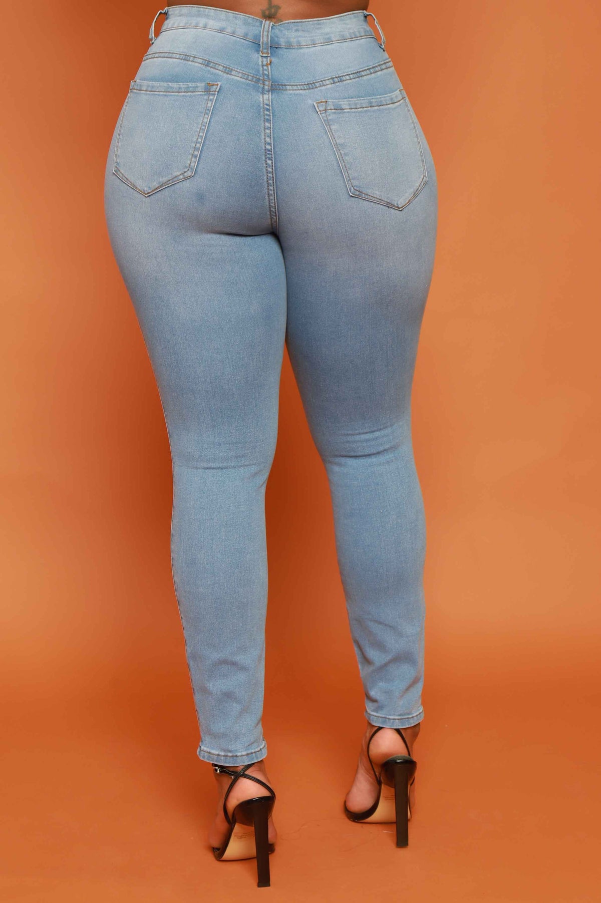 
              $7.99 Been Awhile Hourglass High Rise Stretchy Jeans - Light Wash - Swank A Posh
            