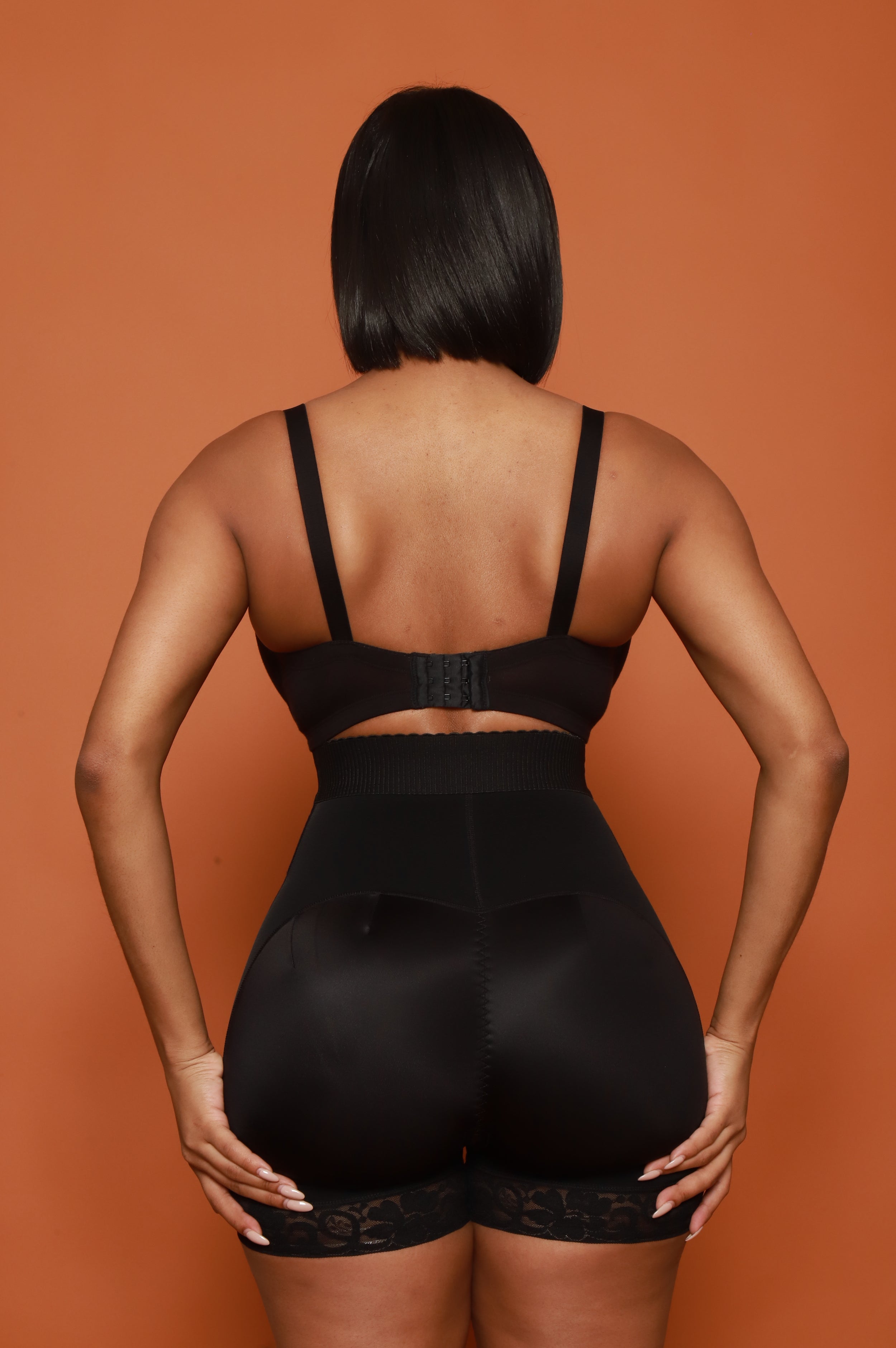 Fashion (AL0128-Black)Bbl Shorts Faja Women Body Shaper High Waist