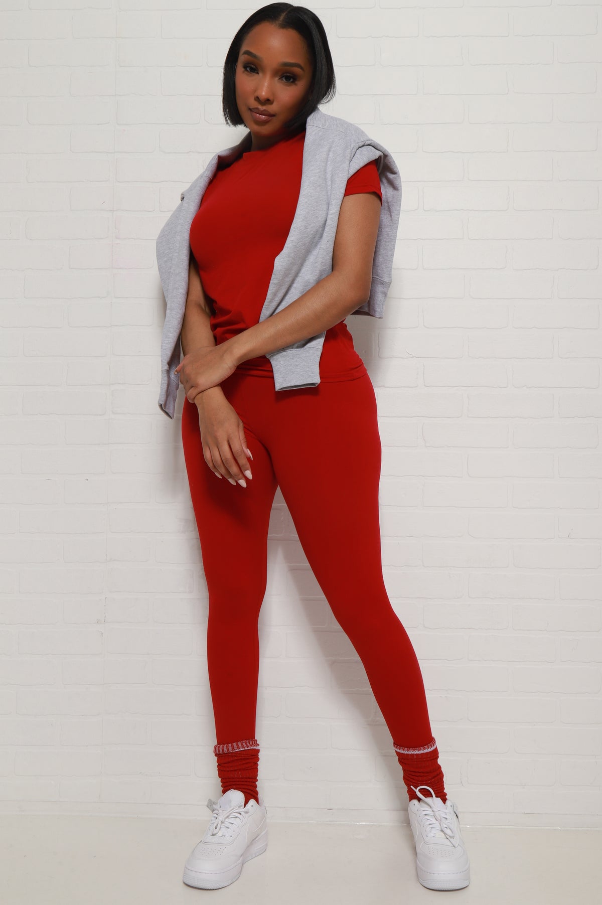 
              Perfect Timing Short Sleeve Pants Set - Red - Swank A Posh
            