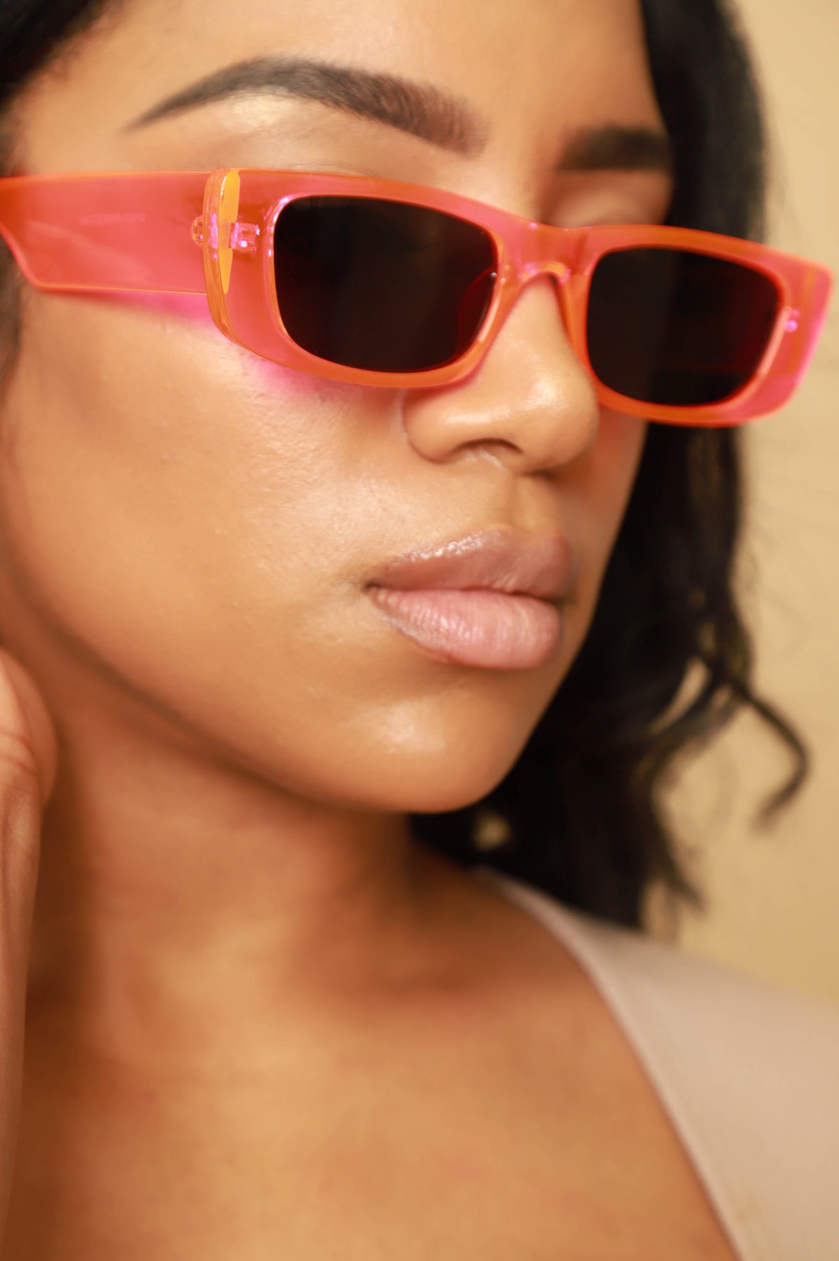
              Blinding Lights Fluorescent Sunglasses - Neon Pink - Swank A Posh
            