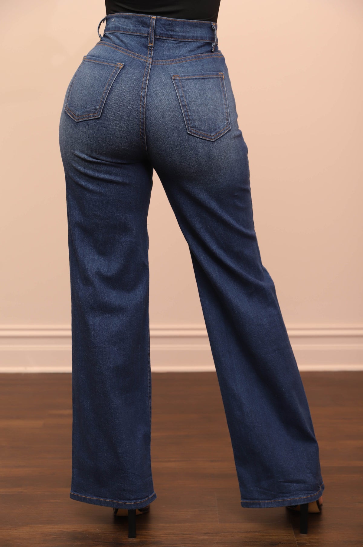 
              Split Decision Ripped Bootcut Jeans - Medium Wash - Swank A Posh
            