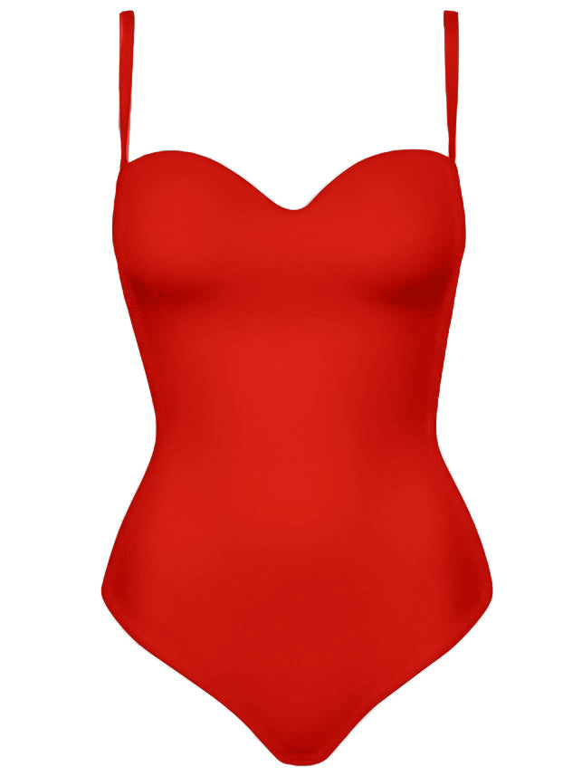 Doctored Form Shapewear Bodysuit - Red No. 124 - Swank A Posh