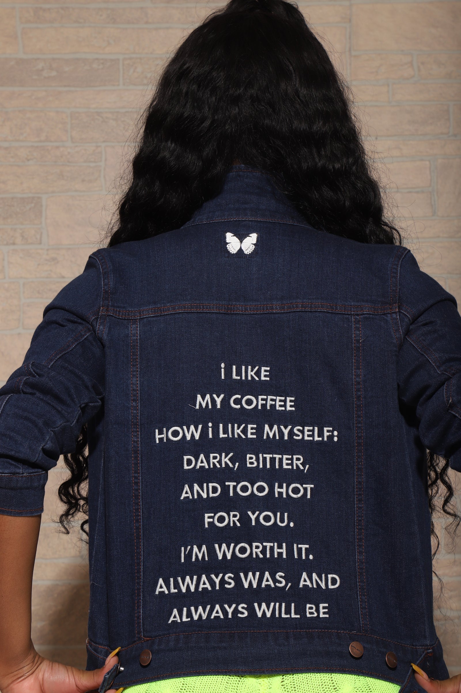 Brown Sugar Dark Denim Jacket - Swank A Posh